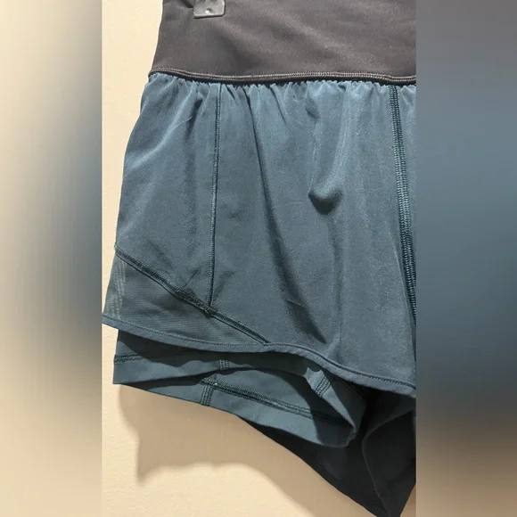 Lululemon Hotty Hot High Rise Shorts - Teal Storm - Picture 3 of 5